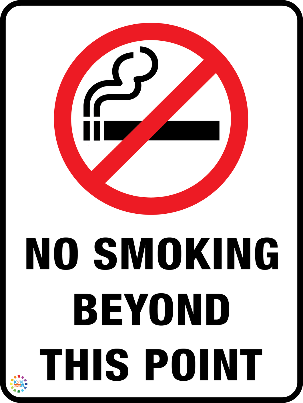 No Smoking<br/> Beyond This Point