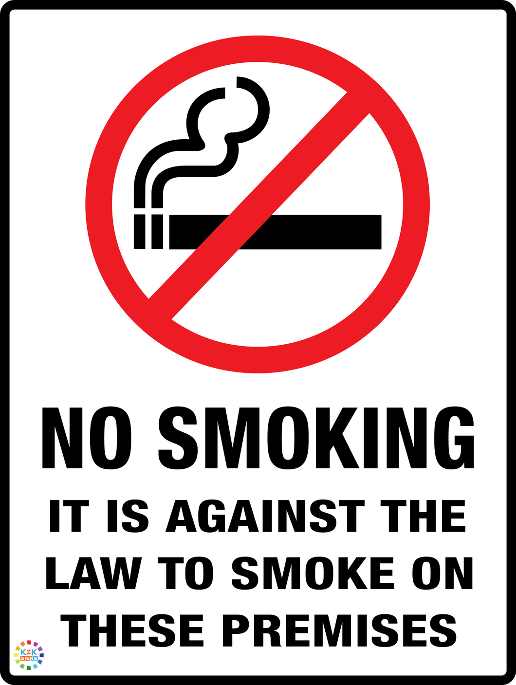 No Smoking It Is Against The Law