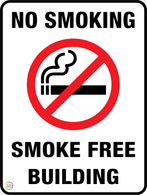 No Smoking<br/> Smoke Free Building