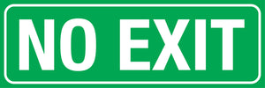 No Exit Sign