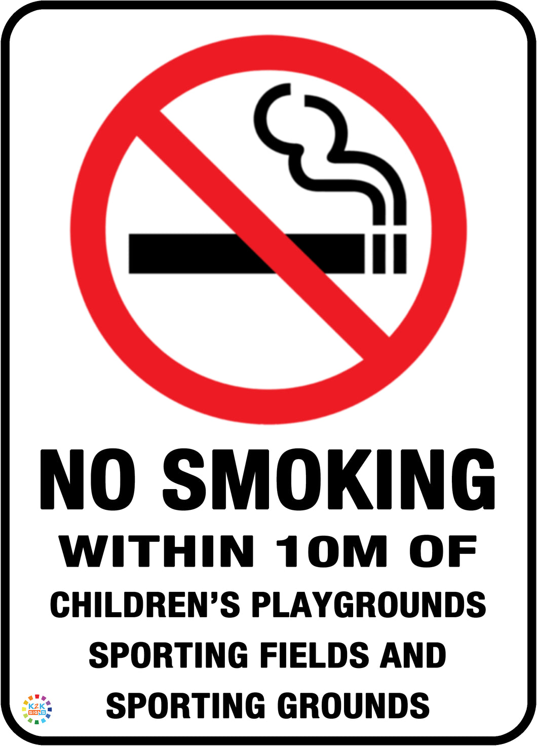 No Smoking Within 10 m Of Sign