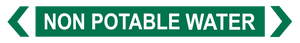 Non Potable Water - Pipe Marker Sign