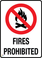 Fires Prohibited