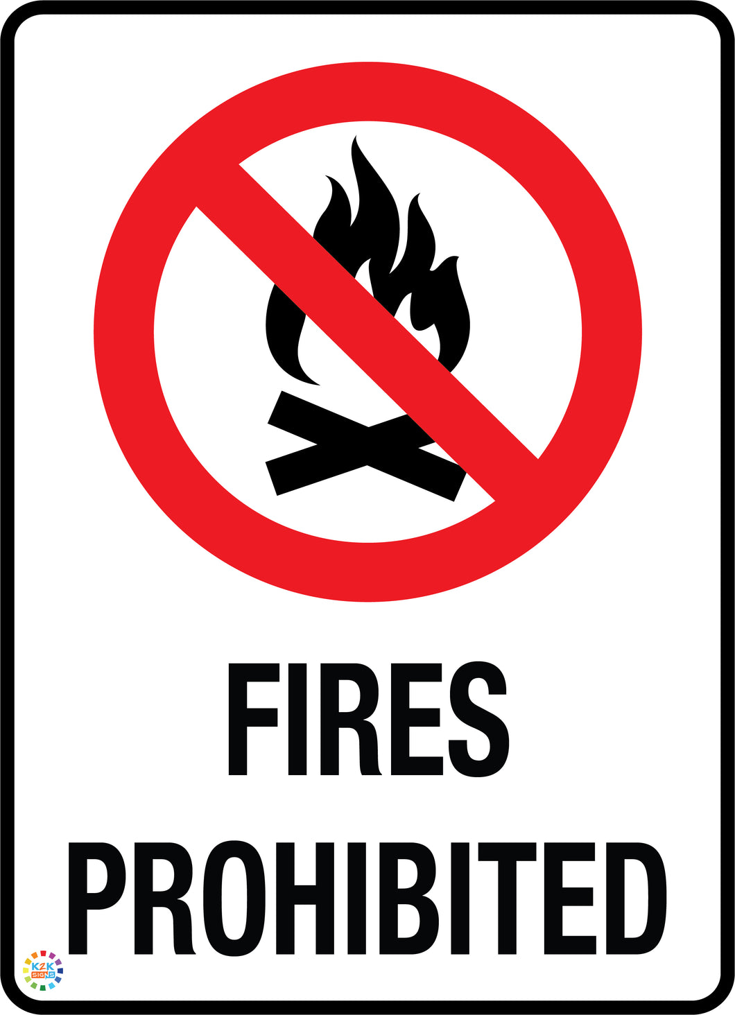 Fires Prohibited