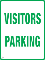 Visitors Parking Sign
