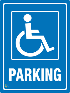 Disable Parking Sign