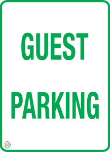 Guest Parking Sign