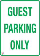 Guest Parking Only Sign