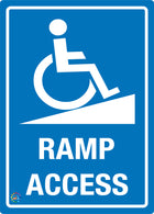 Ramp Access Sign