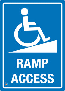 Ramp Access Sign