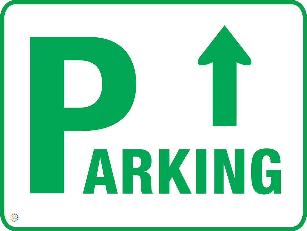 Parking (Straight Arrow) Sign