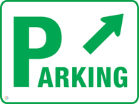 Parking (Straight Right) Sign