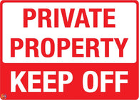 Private Property <br/> KEEP OFF