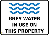 Grey Water In Use <br/> On This Property