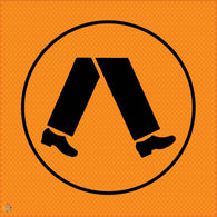 Pedestrian Crossing Symbol - Multi Message Temporary Road Traffic Sign