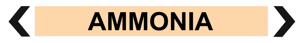 Ammonia - Pipe Marker
