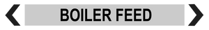 Boiler Feed - Pipe Marker