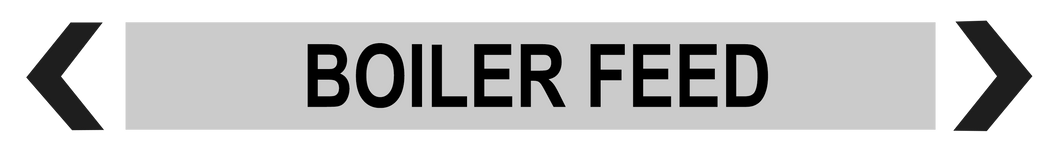 Boiler Feed - Pipe Marker
