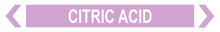 Load image into Gallery viewer, Citric Acid - Pipe Marker