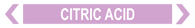 Citric Acid - Pipe Marker