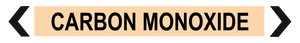 Carbon Monoxide - Pipe Marker