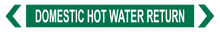 Load image into Gallery viewer, Domestic Hot Water Return - Pipe Marker