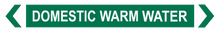 Load image into Gallery viewer, Domestic Warm Water - Pipe Marker