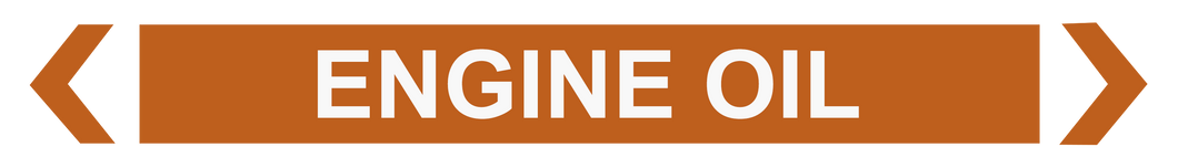 Engine Oil - Pipe Marker