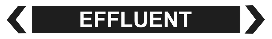 Effluent - Pipe Marker