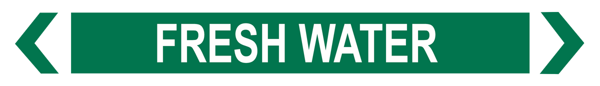 Fresh Water - Pipe Marker Labels – K2K Signs