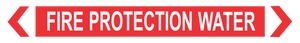 Fire protection Water - Pipe Marker
