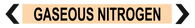 Gaseous Nitrogen- Pipe Marker