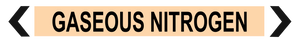 Gaseous Nitrogen- Pipe Marker