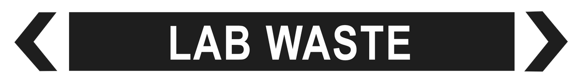 Lab Waste - Pipe Marker – K2K Signs