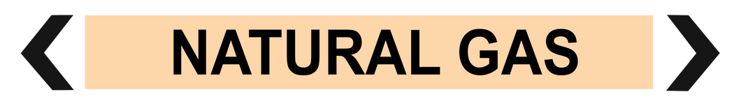 Natural Gas - Pipe Marker
