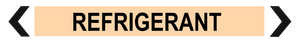 Refrigerant - Pipe Marker
