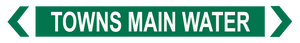Towns Main Water - Pipe Marker