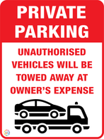 Private Parking Sign