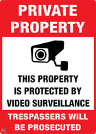 Private Property - Trespassers Will Be Prosecuted Sign