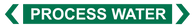 Process Water - Pipe Marker Sign