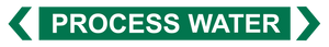 Process Water - Pipe Marker Sign