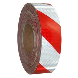 Red and White Reflective Tape