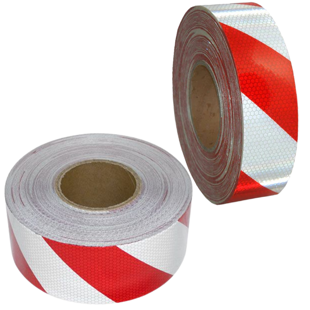 Class 1 Red and White High Intensity Reflective Tape