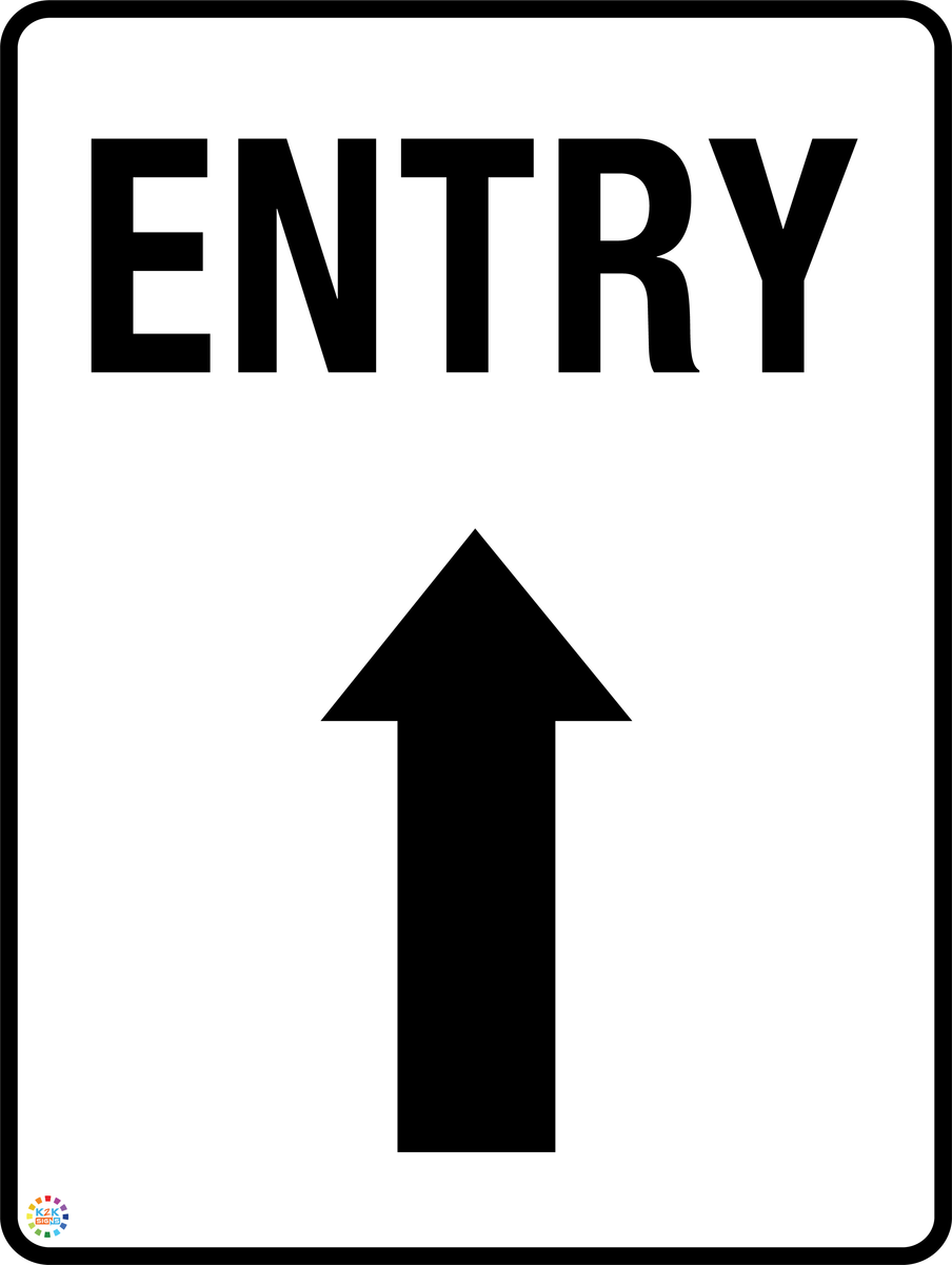 Entry (Straight Arrow) – K2K Signs