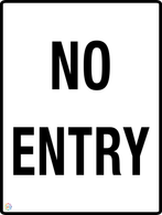 No Entry