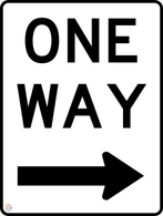 One Way (Right Arrow)