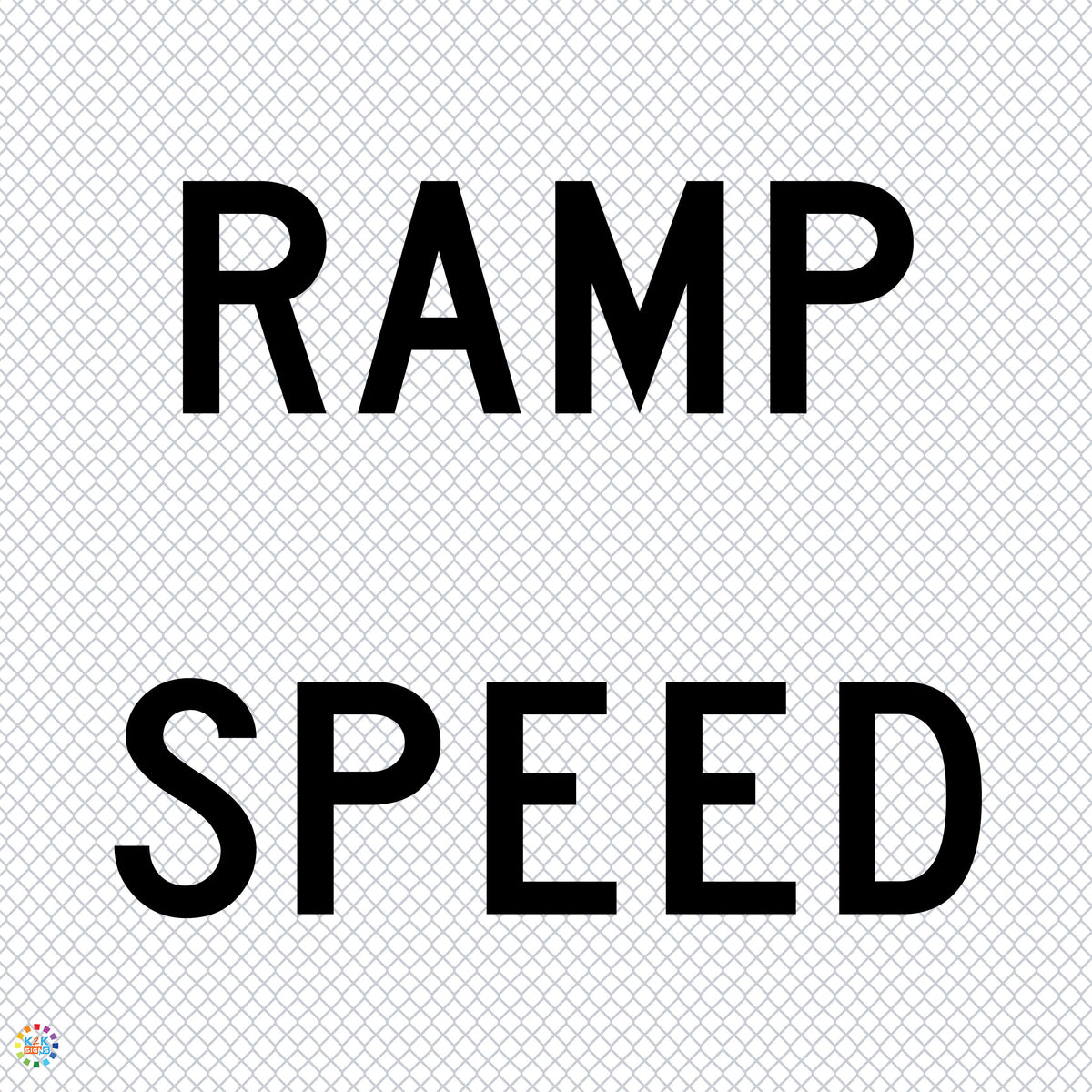 Temporary Ramp Signage Ramp Speed - Multi Message Temporary Road Traffic Sign | K2K Signs ...