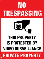 No Trespassing - Private Property Sign.