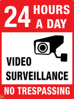 Video Surveillance - No Trespassing Sign
