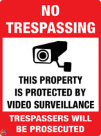 No Trespassing - Trespassers Will Be Prosecuted Sign